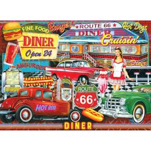 imageRoseArt  Kodak Premium  50s Diner  1000 Piece Jigsaw Puzzle for Adults50s Diner
