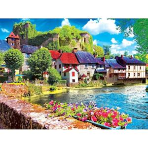imageRoseArt  Kodak Premium  Auvezere River Limousin France  550 Piece Jigsaw Puzzle for Adults