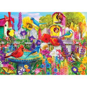 imageRoseArt  Kodak Premium  Bird Bath Garden  1000 Piece Jigsaw Puzzle for AdultsBird Bath Garden