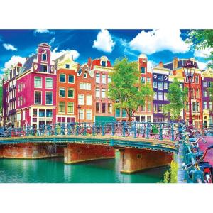 imageRoseArt  Kodak Premium  Hunsett Mill and The River Ant Norfolk England  1000 Piece Jigsaw Puzzle for AdultsColorful Waterfront Buildings  Amsterdam