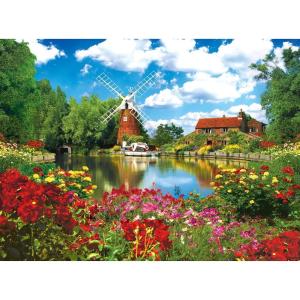 imageRoseArt  Kodak Premium  Hunsett Mill and The River Ant Norfolk England  1000 Piece Jigsaw Puzzle for AdultsHunsett Mill and The River Ant  Norfolk