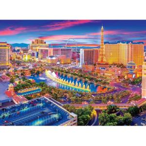 imageRoseArt  Kodak Premium  Las Vegas Strip  1500 Piece Jigsaw Puzzle for AdultsLast Vegas Strip