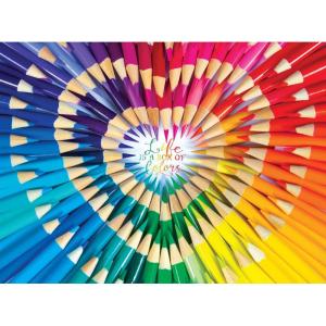imageRoseArt  Kodak Premium  Love is Everywhere  1000 Piece Jigsaw Puzzle for AdultsLife is a Box of Colors