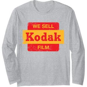 imageVintage We Sell Kodak Film Retail sign design Long Sleeve TShirtHeather Grey