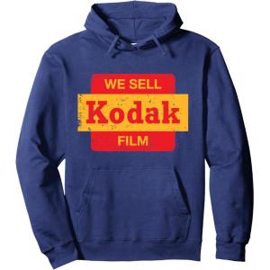 imageVintage We Sell Kodak Film Retail sign design Pullover HoodieNavy Blue