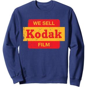 imageVintage We Sell Kodak Film Retail sign design SweatshirtNavy Blue