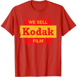 imageVintage We Sell Kodak Film Retail sign design TShirtRed