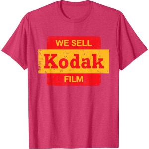 imageVintage We Sell Kodak Film Retail sign design TShirtRed Heather