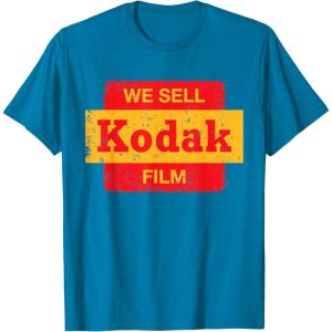 imageVintage We Sell Kodak Film Retail sign design TShirtSapphire Blue