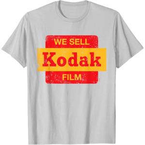 imageVintage We Sell Kodak Film Retail sign design TShirtSilver Grey