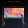 imageKODAK 120 Dual Projector Screen wStand  Fast Fold Gray Front ampamp Rear Projection Backdrop for Outdoor ampamp Indoor Movies with Tripod Outdoor Stability Kit ampamp Black Storage Carry Case