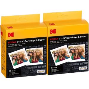 imageKODAK Instant Print 3x3 Cartridge 30 Prints Mini Shot ComboYellow