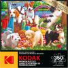 imageRoseArt  Kodak Premium  Puppies on a Picnic  350 Piece Jigsaw Puzzle for AdultsPuppies on a Picnic