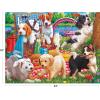 imageRoseArt  Kodak Premium  Puppies on a Picnic  350 Piece Jigsaw Puzzle for AdultsPuppies on a Picnic