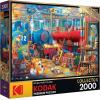 imageRoseArt  Kodak Premium Collector  Little Italian Curiosity Shop  2000 Piece Jigsaw Puzzle for AdultsTrain Station