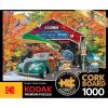 imageRoseArt  Kodak Premium Cork  Covered Bridge  1000 Piece Jigsaw Puzzle for AdultsCovered Bridge