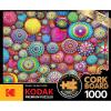 imageRoseArt  Kodak Premium Cork  Covered Bridge  1000 Piece Jigsaw Puzzle for AdultsMandala Stones