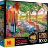 imageRoseArt  Kodak Premium Cork  Covered Bridge  1000 Piece Jigsaw Puzzle for AdultsWine Country