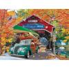 imageRoseArt  Kodak Premium Cork  Covered Bridge  1000 Piece Jigsaw Puzzle for AdultsCovered Bridge