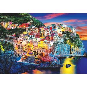 imageKodak 1500 Piece  Beautiful View of Manarola at Night Italy