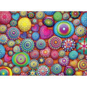 imageRoseArt  Kodak Premium Cork  Covered Bridge  1000 Piece Jigsaw Puzzle for AdultsMandala Stones