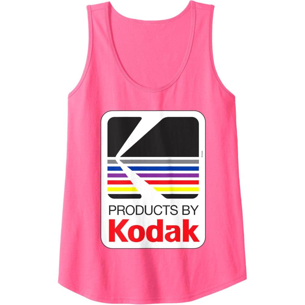 imageProducts By Kodak Vintage Logo Tank TopNeon Pink