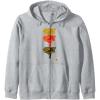 imageKODAK M7 Movie Camera Art Zip HoodieHeather Grey