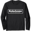 imageKodak Kodachrome Logo Design Long Sleeve TShirt Unisex Adult