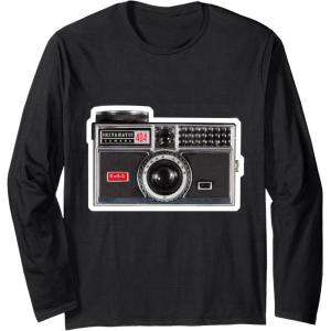 imageKODAK INSTAMATIC Camera Design Long Sleeve TShirtBlack