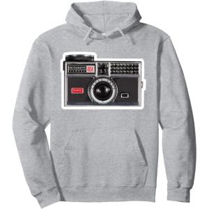 imageKODAK INSTAMATIC Camera Design Pullover HoodieHeather Grey