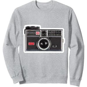 imageKODAK INSTAMATIC Camera Design SweatshirtHeather Grey