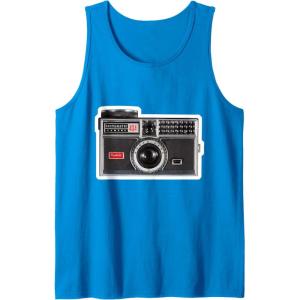 imageKODAK INSTAMATIC Camera Design Tank TopSapphire Blue