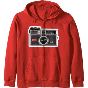 imageKODAK INSTAMATIC Camera Design Zip HoodieRed