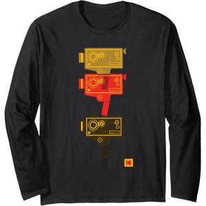 imageKODAK M7 Movie Camera Art Long Sleeve TShirtBlack