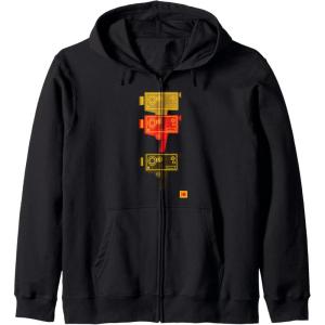 imageKODAK M7 Movie Camera Art Zip HoodieBlack