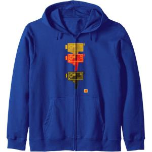 imageKODAK M7 Movie Camera Art Zip HoodieRoyal Blue