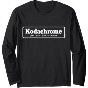 imageKodak Kodachrome Logo Design Long Sleeve TShirt Unisex Adult