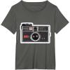 imageKODAK INSTAMATIC Camera Design TShirtAsphalt Grey