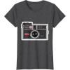 imageKODAK INSTAMATIC Camera Design TShirtDark Heather Grey