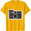 imageKODAK INSTAMATIC Camera Design TShirtGolden Yellow