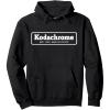 imageKodachrome Logo  White Pullover HoodieBlack