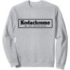imageKodachrome Logo Design  Black SweatshirtHeather Grey