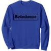 imageKodachrome Logo Design  Black SweatshirtRoyal Blue