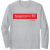 imageKodak Kodachrome 40 Long Sleeve TShirtHeather Grey