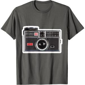 imageKODAK INSTAMATIC Camera Design TShirtAsphalt Grey