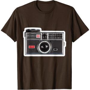imageKODAK INSTAMATIC Camera Design TShirtBrown