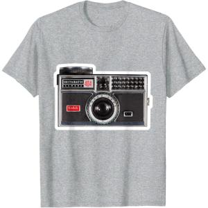 imageKODAK INSTAMATIC Camera Design TShirtHeather Grey