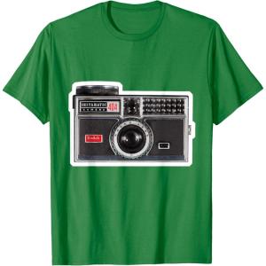 imageKODAK INSTAMATIC Camera Design TShirtKelly Green