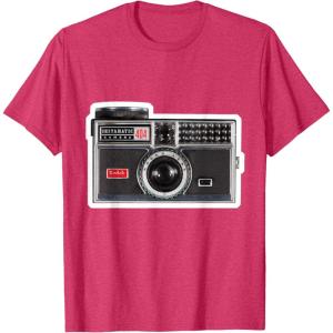 imageKODAK INSTAMATIC Camera Design TShirtRed Heather