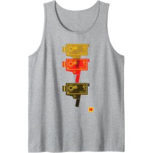 imageKODAK M7 Movie Camera Art Tank TopHeather Grey